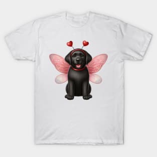 Valentine Fairy Labrador Retriever Dog T-Shirt